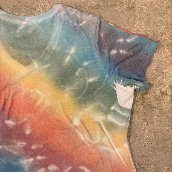 Disney Mickey Mouse Tie Dye Print Multicolor Graphic Tee Size 4X - Picture 11 of 13